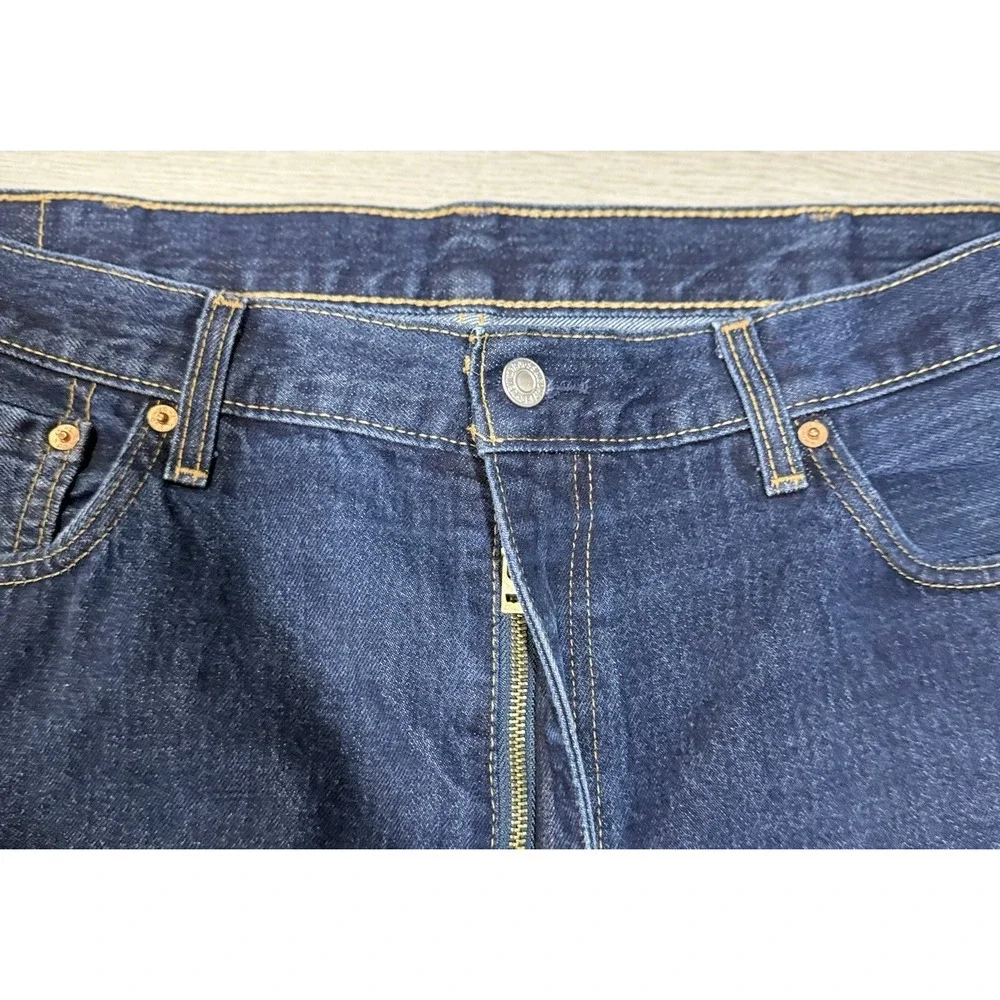 Levi's 550 Relaxed Fit Jeans Men's 40x34 Dark Wash Straight Leg Denim Classic
